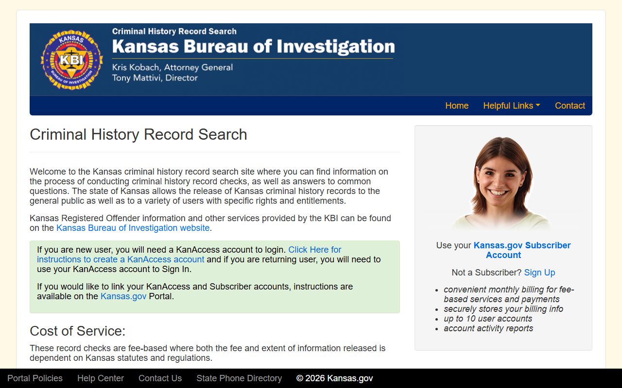 Haskell County criminal court records KBI criminal history search