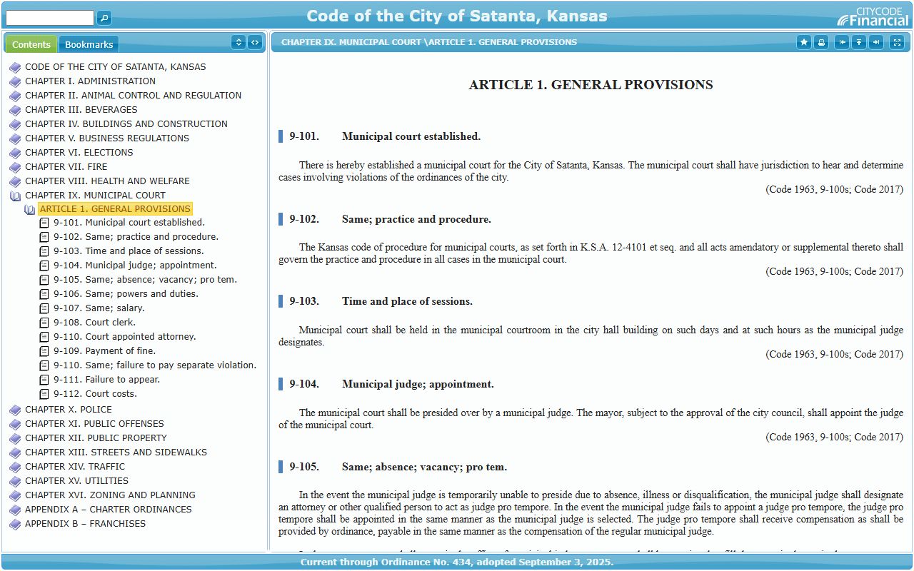 Haskell County District Court Satanta municipal court relationship