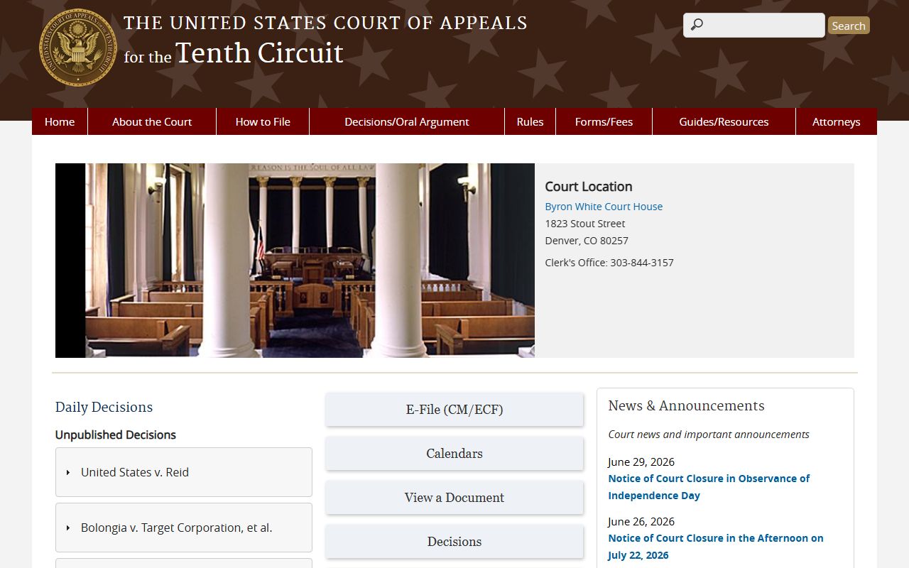 Haskell County inmate records Tenth Circuit federal court source